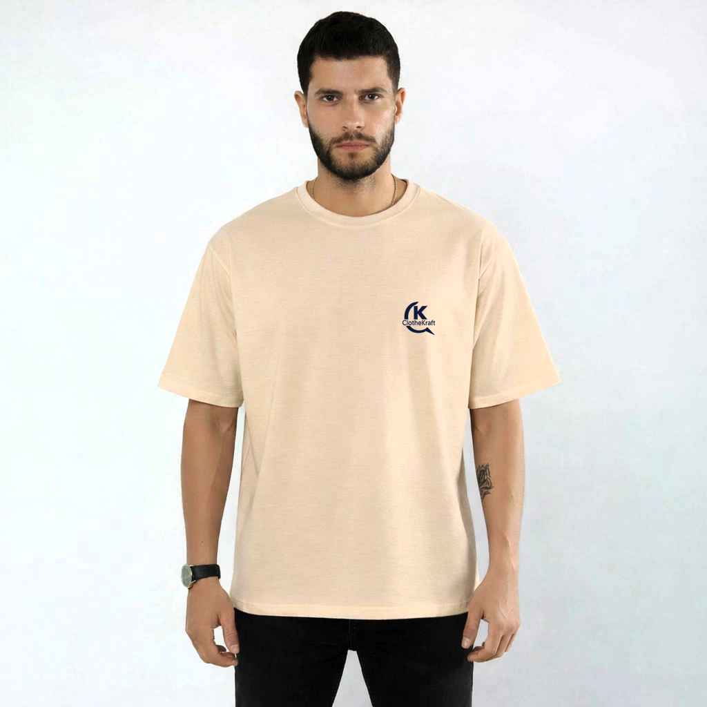Premium Cotton Terry Round Neck T-Shirt