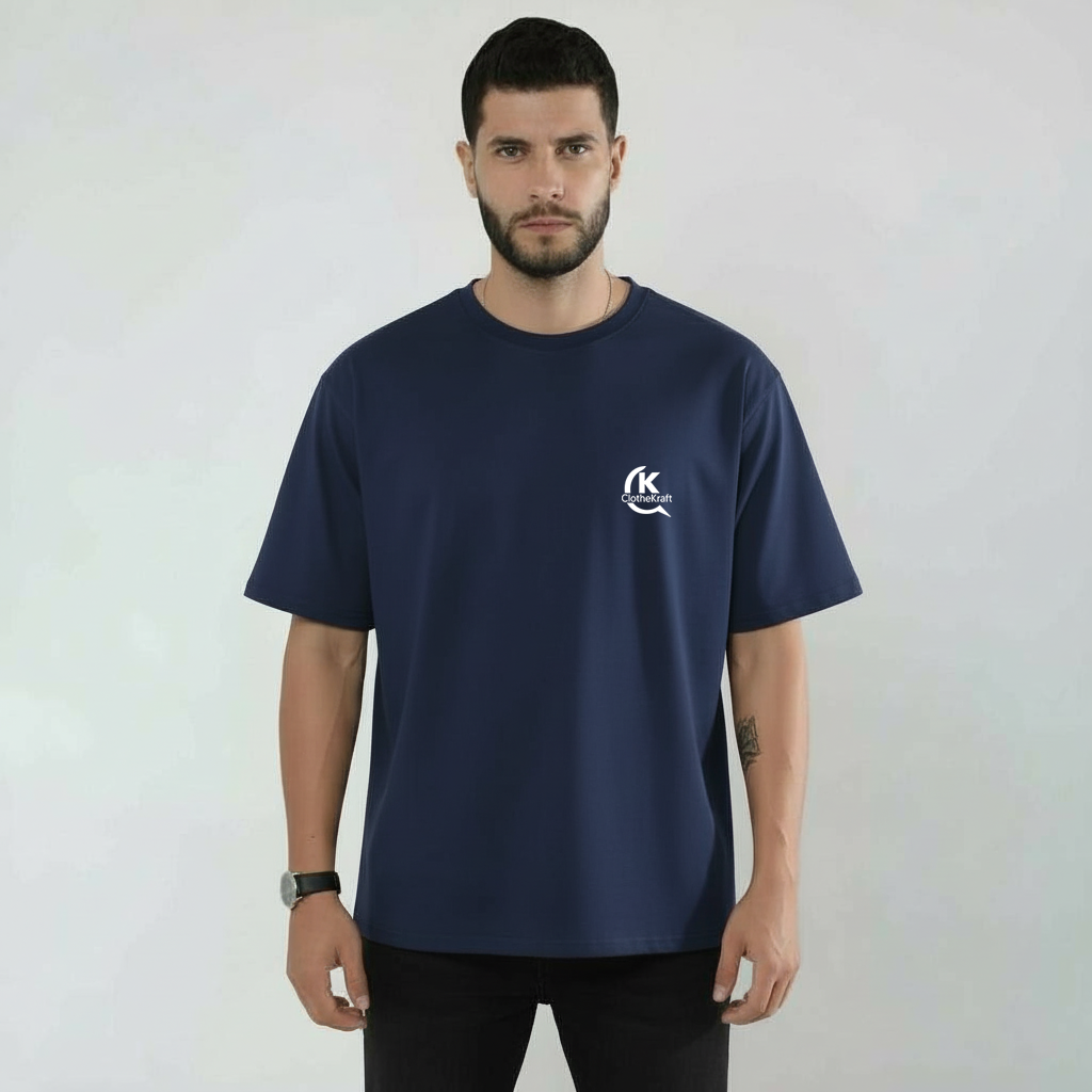 Premium Cotton Terry Round Neck T-Shirt